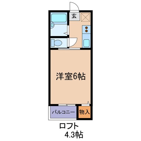 さんさん館C・Dの物件間取画像